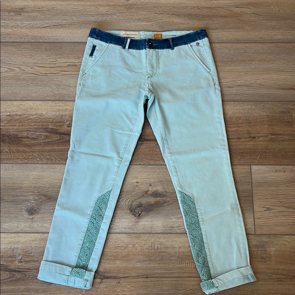 Anthropologie Pilcro Mint Green Pants